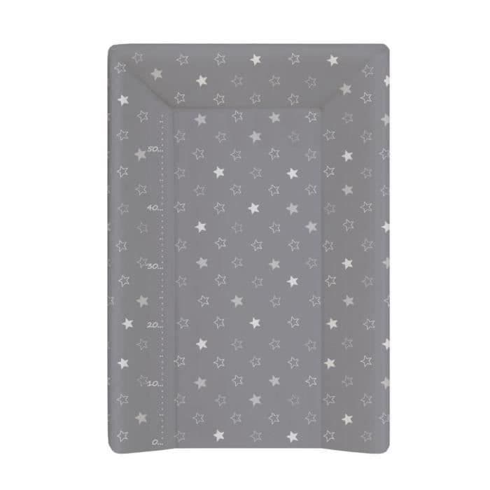 BABYCALIN Luksus Etoile Grå skiftemåtte - 50 x 70 cm