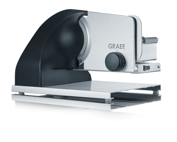 Graef SKS902EU, Elektrisk, 1,5 cm, Svart, Rostfritt stål, Gjuten aluminium, 19 cm, 185 W