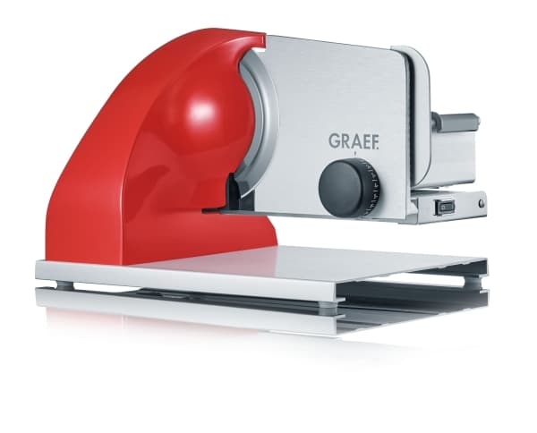 Graef SKS903EU, Elektrisk, 1,5 cm, Röd, Rostfritt stål, Gjuten aluminium, 19 cm, 185 W