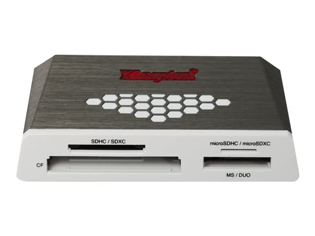 Kingston High-Speed Media Reader - Kortläsare (CF I, CF II, MS, MS PRO, SD, MS Duo, MS PRO Duo, CF, microSD, SDHC, microSDHC, MS PRO-HG Duo, SDHC UHS