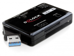 Bild av DeLOCK USB 3.0 Card Reader All in 1 - Kortläsare - allt-i-1 (Multiformat) - USB 3.0