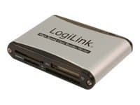 LogiLink Cardreader USB 2.0 external Alu, 480 Mbit/s, 0 - 70 ° C, -40 - 70 ° C