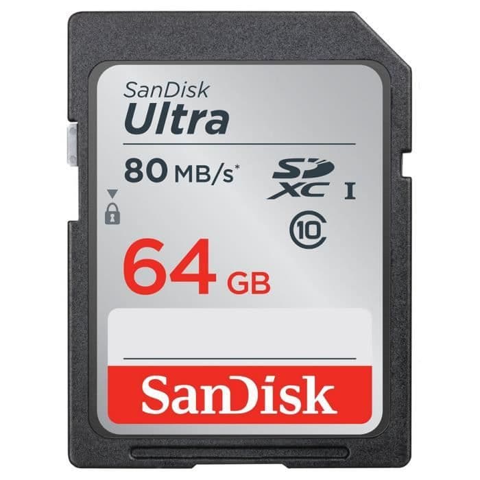 SANDISK 00139768 SDXC Ultra-64 Gt: n muistikortti, 1080 Mt / s