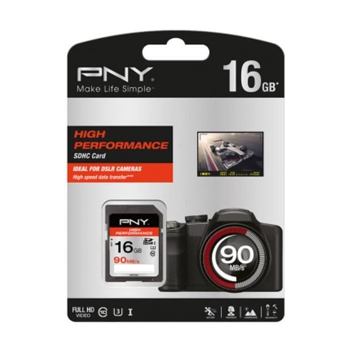 PNY High Performance 16 GB SDHC Memory Card Class 10