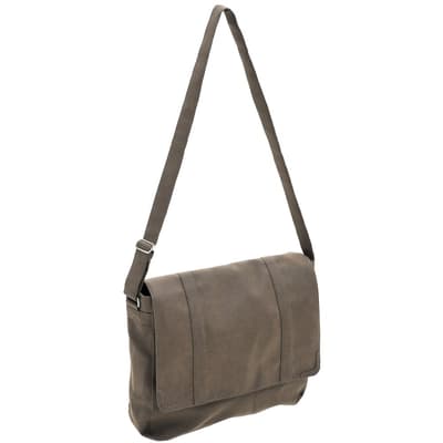 Hill Interiors Mock Nubuck Magnetic Fasten Messenger Bag