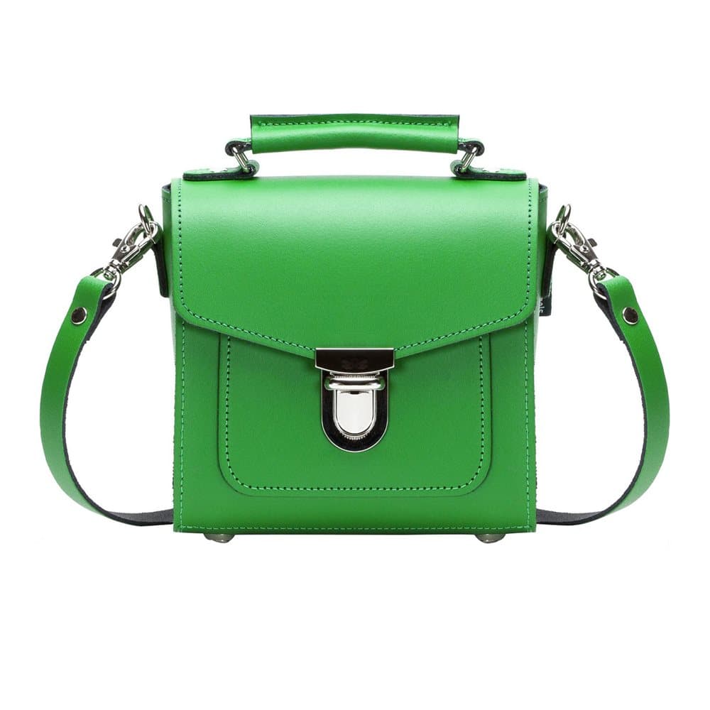 Zatchels Womens/Ladies Handcrafted Leather Sugarcube Bag (British Made)