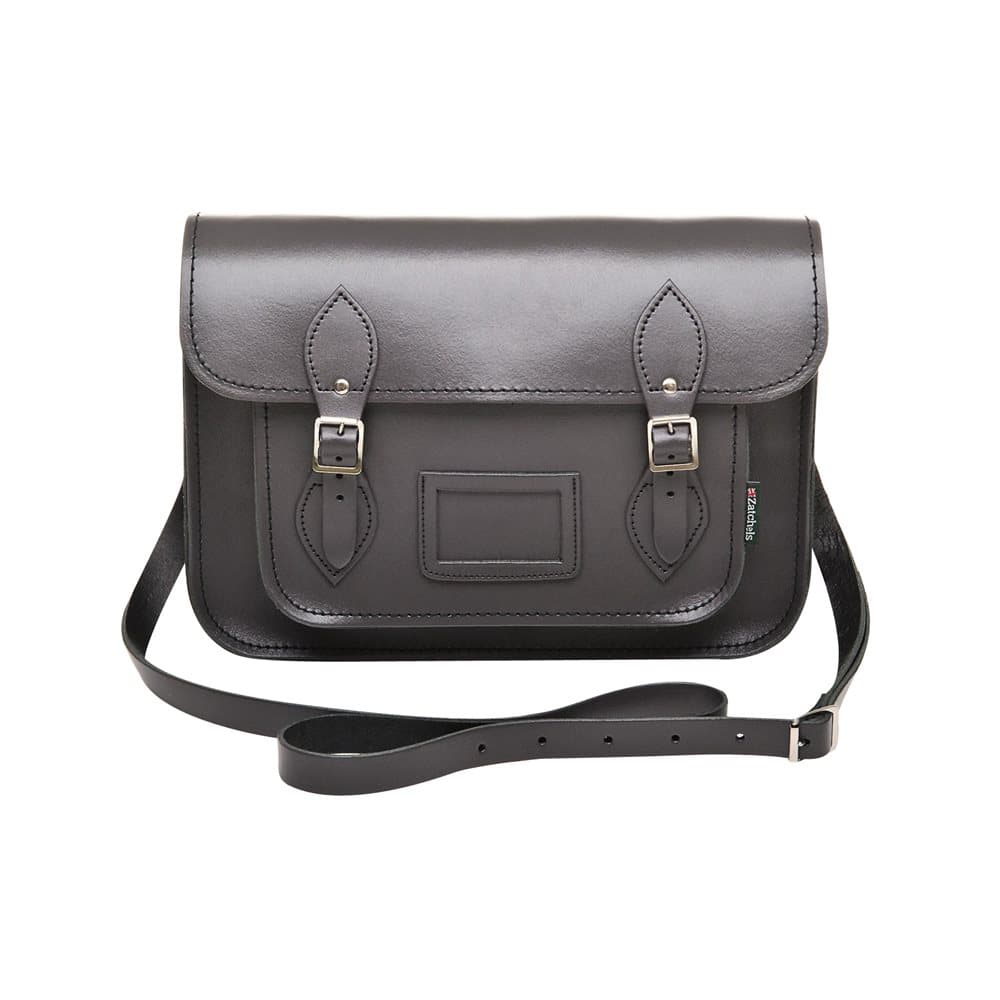 Zatchels Womens/Ladies Handcrafted Leather Mag Dots Top Handle Satchel Bag (British Made)
