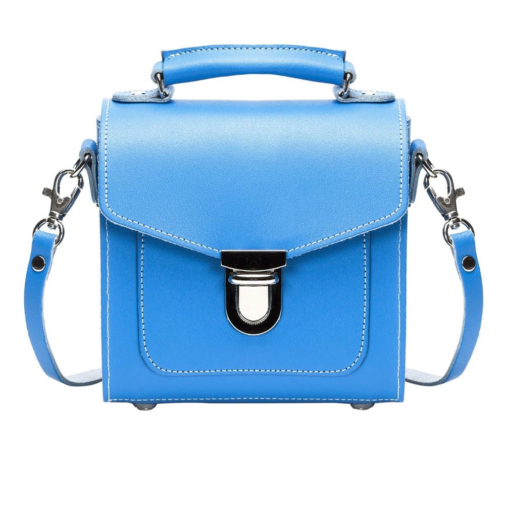 Zatchels Womens/Ladies Handcrafted Leather Top Handle Sugarcube Bag (British Made)
