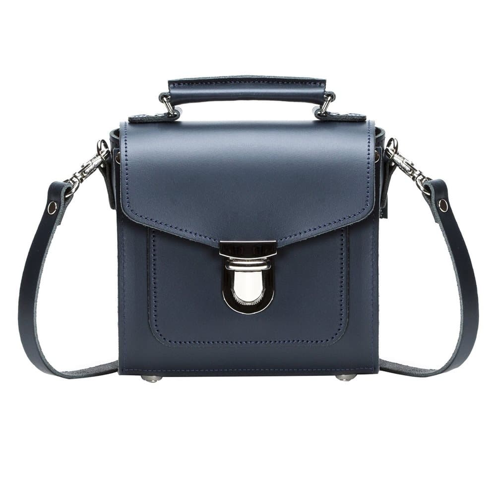 Zatchels Womens/Ladies Handcrafted Leather Top Handle Sugarcube Bag (British Made)