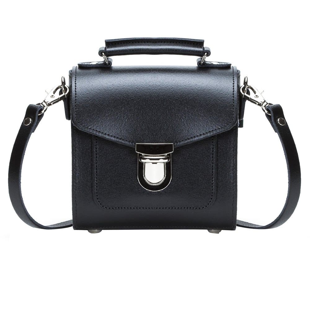 Zatchels Womens/Ladies Handcrafted Leather Top Handle Sugarcube Bag (British Made)
