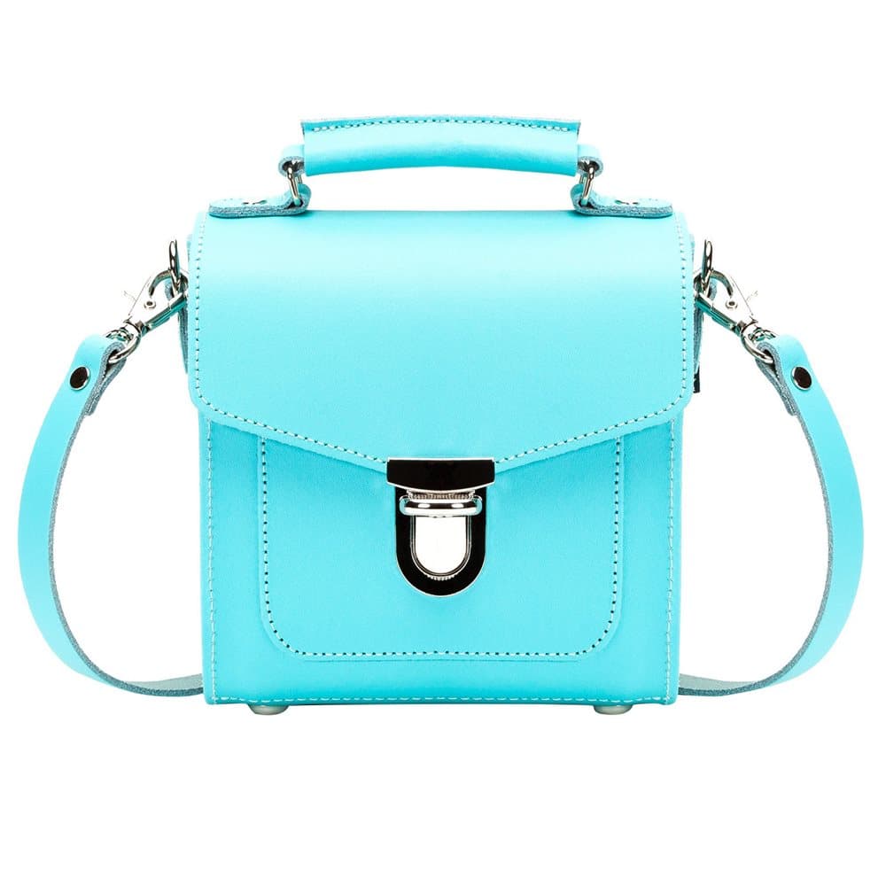 Zatchels Womens/Ladies Handcrafted Leather Top Handle Sugarcube Bag (British Made)