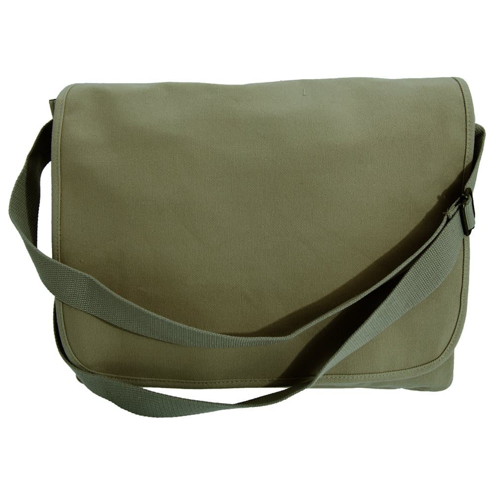 Bagbase Classic Shoulder Strap Canvas Messenger Bag (Pack of 2)