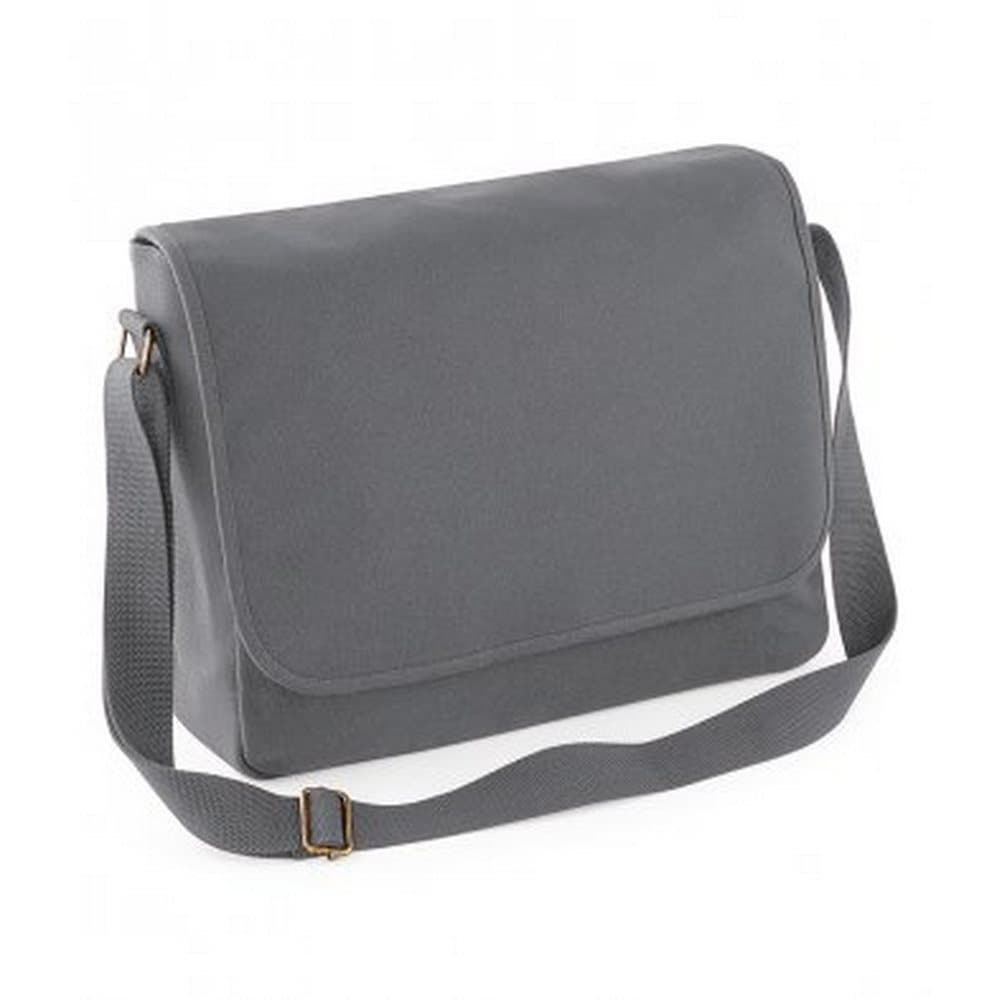 Bagbase Classic Shoulder Strap Canvas Messenger Bag (Pack of 2)
