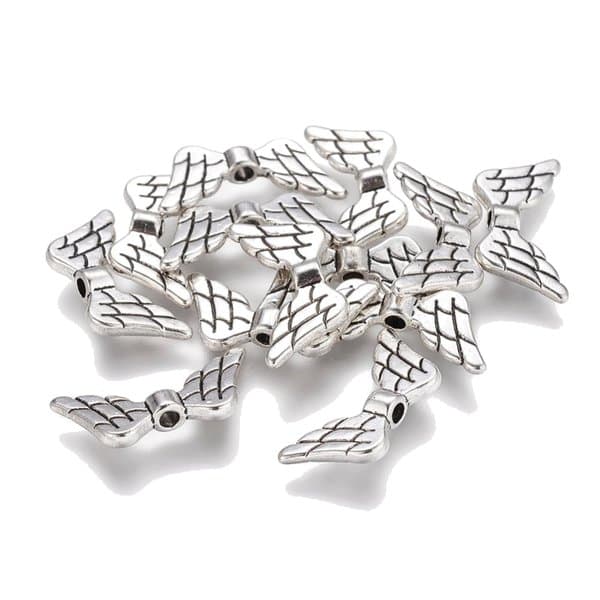 70 ängelvingar pärlor 2 sorter mix