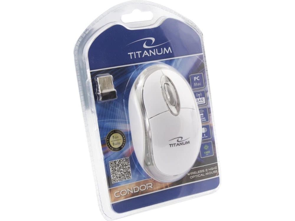 ESPERANZA TM120W - 5901299926147 TITANUM TM120W CONDOR - Wireless Optical Mouse 3D | 2.4 GHz| 1000 DPI| 3D|