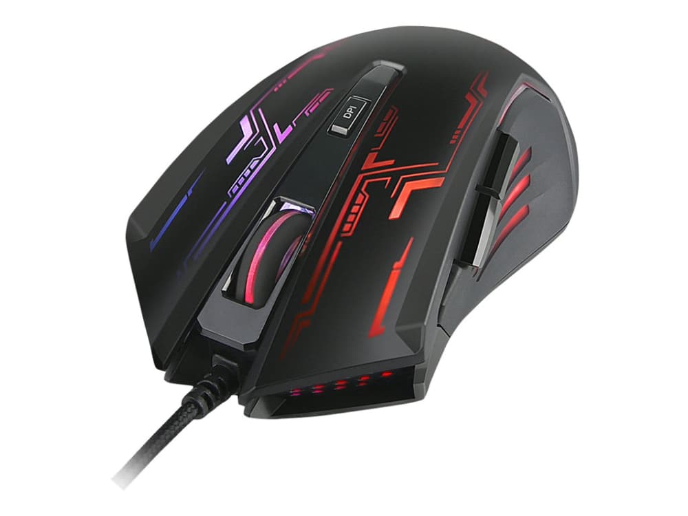 Lenovo Legion M200 RGB Gaming Mouse - Mus - höger- och vänsterhänta - optisk - 5 knappar - kabelansluten - USB - svart - för IdeaCentre 3 24; IdeaPad