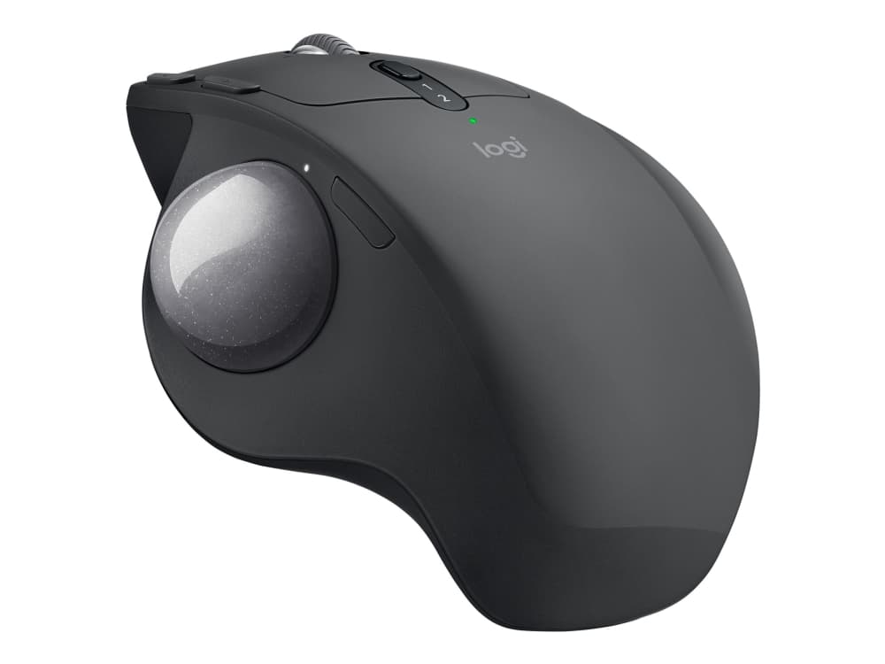 Logitech MX ERGO - Styrkula - optisk - 8 knappar - trådlös - Bluetooth, 2.4 GHz - trådlös USB-mottagare
