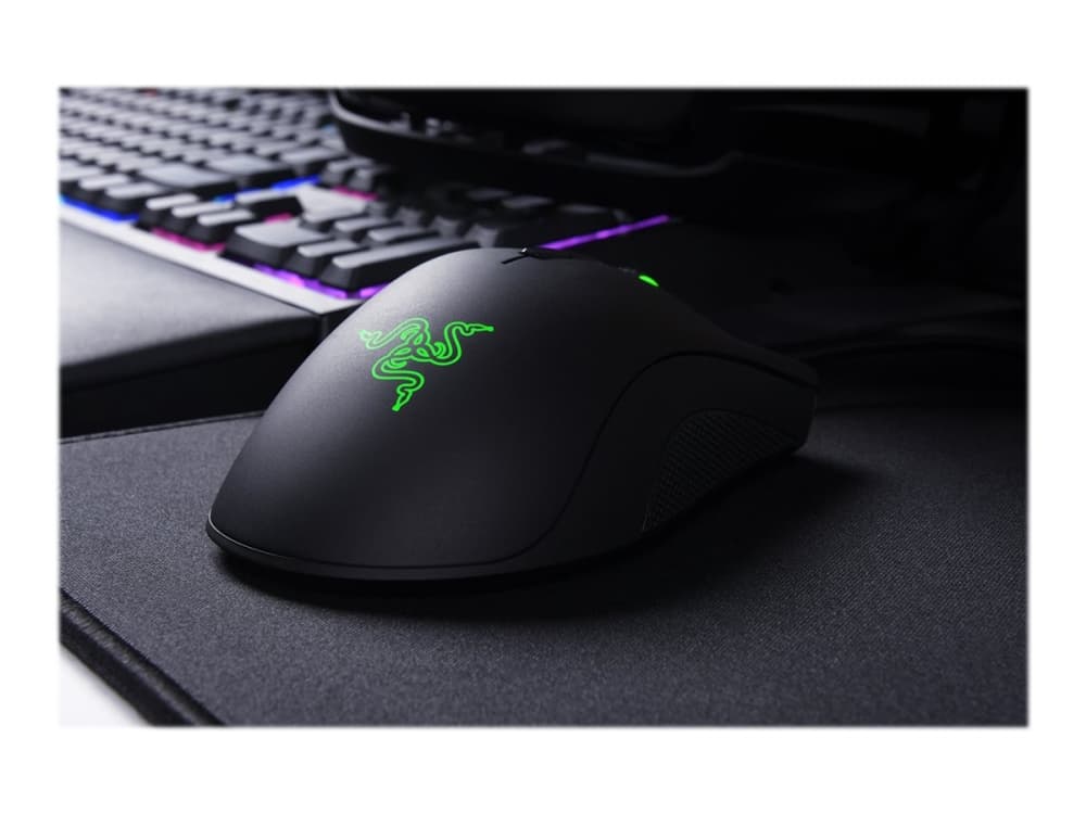 Razer DeathAdder Elite - Mus - högerhänt - optisk - 7 knappar - kabelansluten - USB