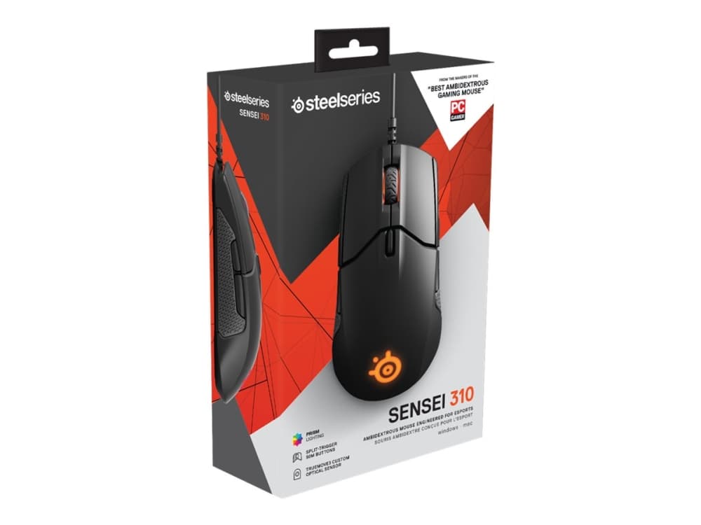 SteelSeries Sensei 310 - Mus - optisk - 8 knappar - kabelansluten - USB