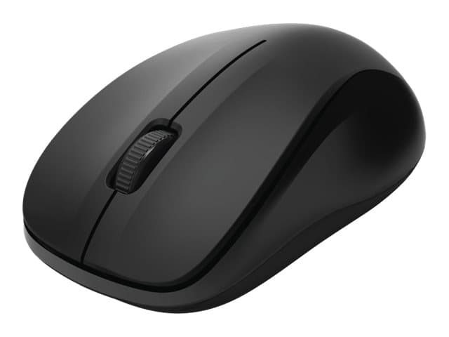 Hama MW-300 - Mus - höger- och vänsterhänta - optisk - 3 knappar - trådlös - 2.4 GHz - trådlös USB-mottagare - svart