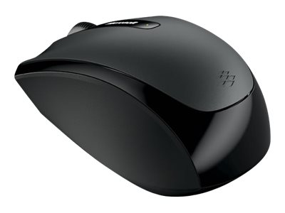 Bild av Microsoft Wireless Mobile Mouse 3500 - Mus - höger- och vänsterhänta - optisk - 3 knappar - trådlös - 2.4 GHz - trådlös USB-mottagare - svart