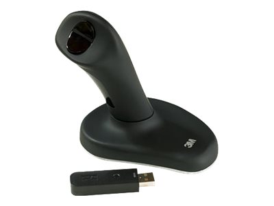 Bild av 3M Ergonomic Mouse EM550GPS Small - Vertical mouse - högerhänt - optisk - 3 knappar - trådlös - trådlös USB-mottagare - svart