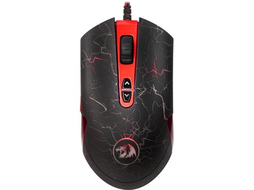 Bild av Redragon Lavawolf, högerhand, Optisk, Usb Type-A, 3500 Dpi, 6666 fps, Svart, Röd