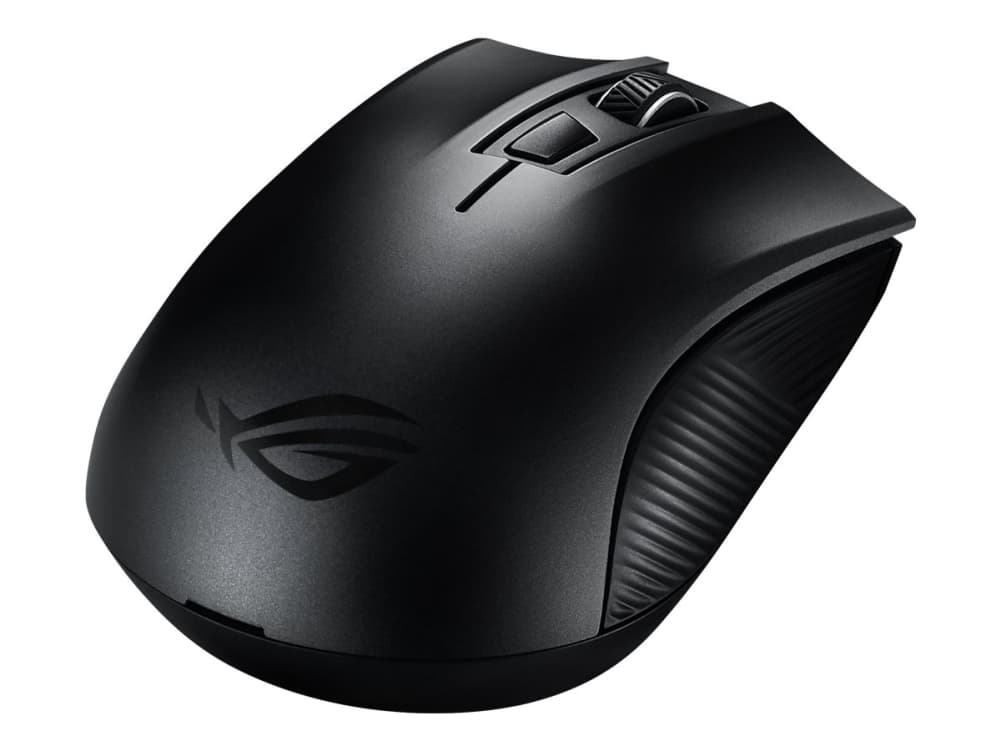 ASUS ROG Strix Carry - Mus - högerhänt - optisk - trådlös - 2.4 GHz, Bluetooth 5.0 LE - trådlös USB-mottagare - för 15; ROG Strix G15; ROG Zephyrus D