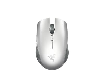 Razer ATHERIS, Ambidextrous, Optisk, RF trådløs+Bluetooth, 7200 dpi, Hvid