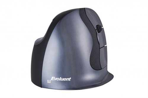 Bild av BakkerElkhuizen Evoluent D, högerhand, Vertikal design, USB Type-A, 3200 DPI, Svart