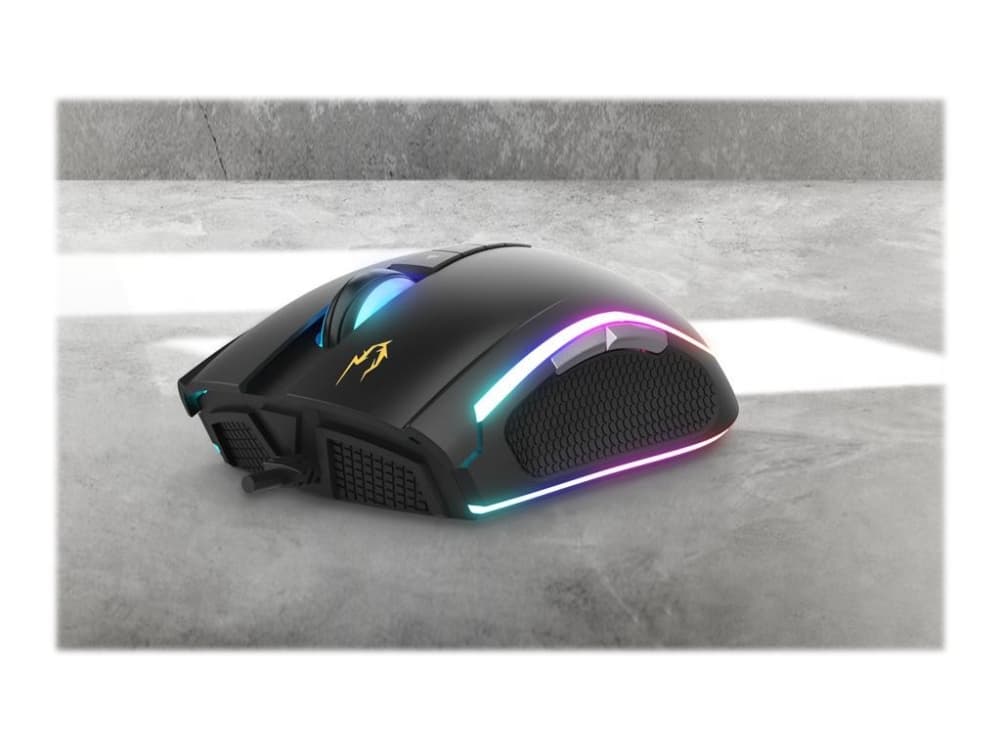 Gamdias ZEUS P1 RGB - Mus - optisk - 8 knapper - kablet - USB