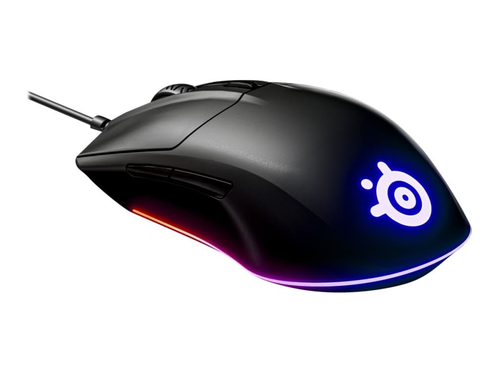 SteelSeries Rival 3 - Mus - optisk - 6 knappar - kabelansluten - USB