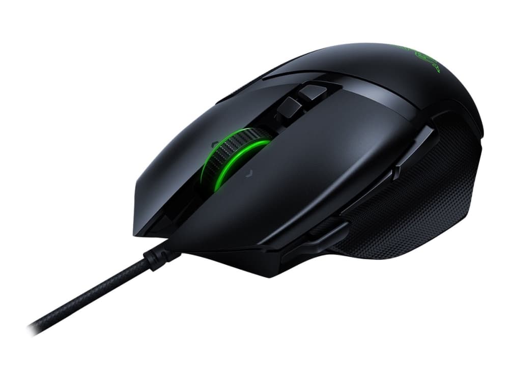 Razer Basilisk V2 - Mus - ergonomisk - högerhänt - optisk - 11 knappar - kabelansluten - USB