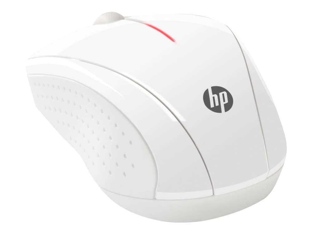 HP X3000 - Mus - optisk - 3 knappar - trådlös - 2.4 GHz - trådlös USB-mottagare - snövit - för HP 17, 22, 24; ENVY x360; Pavilion 15; Pavilion Gaming