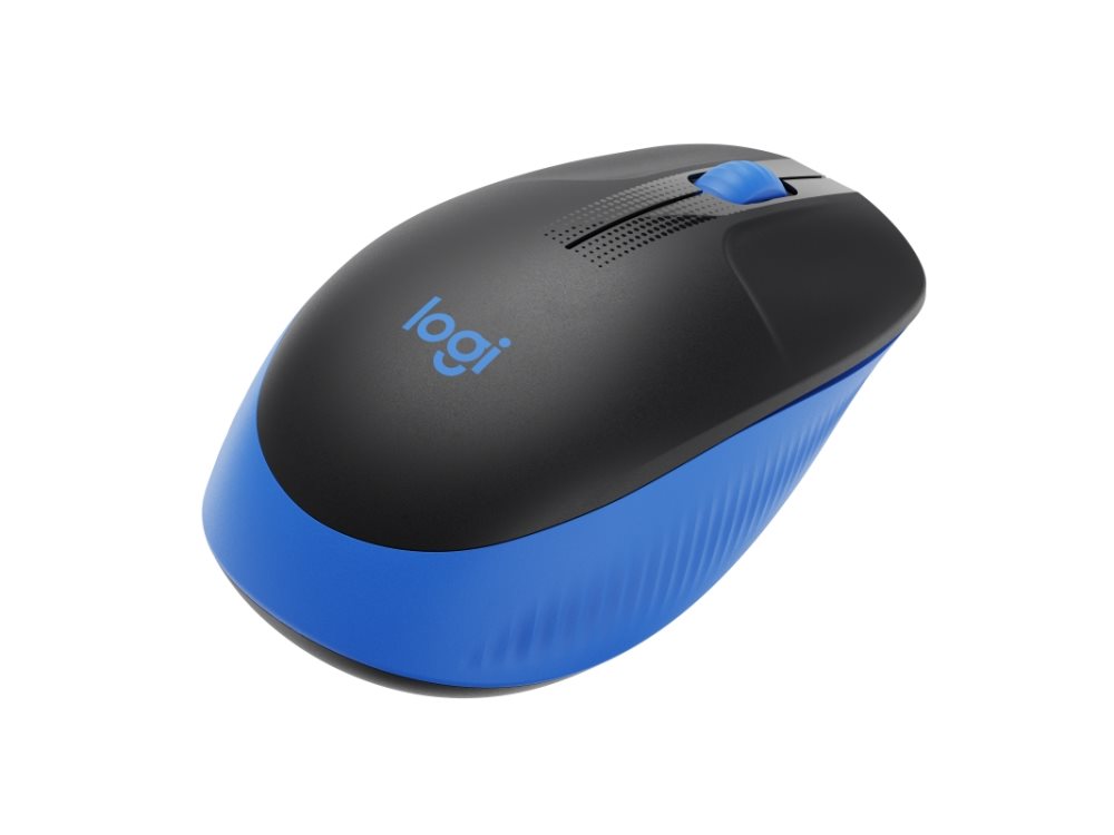 Logitech M190 Mus optisk 3 knapper trådløs trådløs Trådløs mus | 1600 DPI | 3 knapper | Blå | Nedis