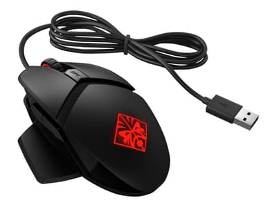 OMEN by HP Reactor - Mus - Højrehåndet - Optisk - 6 knapper - Kabling - USB
