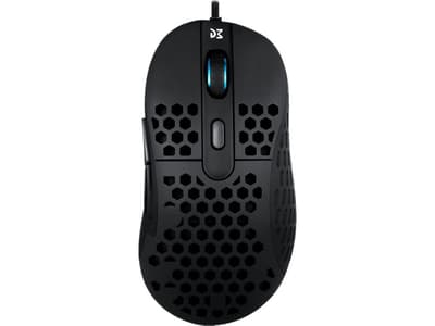 Dream Machines DM6 Holey Gaming Maus - schwarz, matt