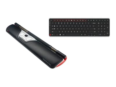 Contour RollerMouse Red Plus - Rullmus - ergonomisk - 6 knappar - kabelansluten - USB - med Balance Keyboard Wired