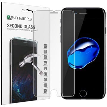 4smarts second glass iPhone 7/8/SE (2020) skærmbeskytter - 9H