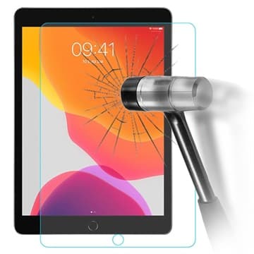 iPad 10.2 2019/2020 Panserglas - 9H, 0.3mm - Gennemsigtig