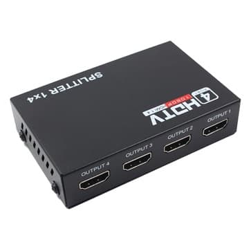 Full HD HDMI Splitter 1x4 - Audio & Video - Sort