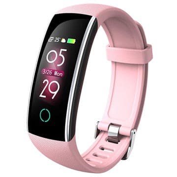 Vandtæt Bluetooth 5.0 Aktivitetsmåler C20 - Pink