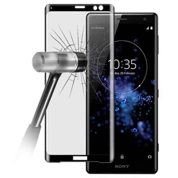 Imak Full Cover Sony Xperia XZ3 Panserglas - Sort