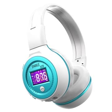 Zealot B570 Sammenklappelige Bluetooth Høretelefoner - Lyseblå / Hvid