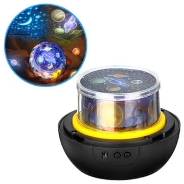 Magic Universe LED Projektor / Nattelampe - Sort