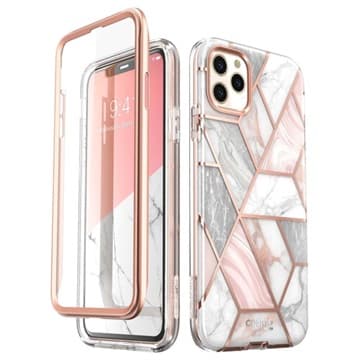 Supcase Cosmo iPhone 11 Pro Hybrid Cover - Pink Marmor