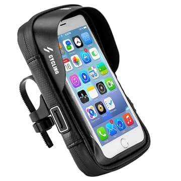 Universal Vandafvisende Cykeltaske & Holder - 6.0 - Sort