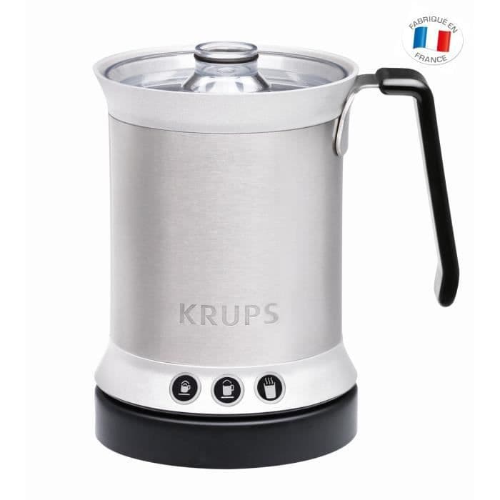KRUPS XL200041 Automatisk mjölkskummare - 500W - 3 funktioner - Rostfritt stål