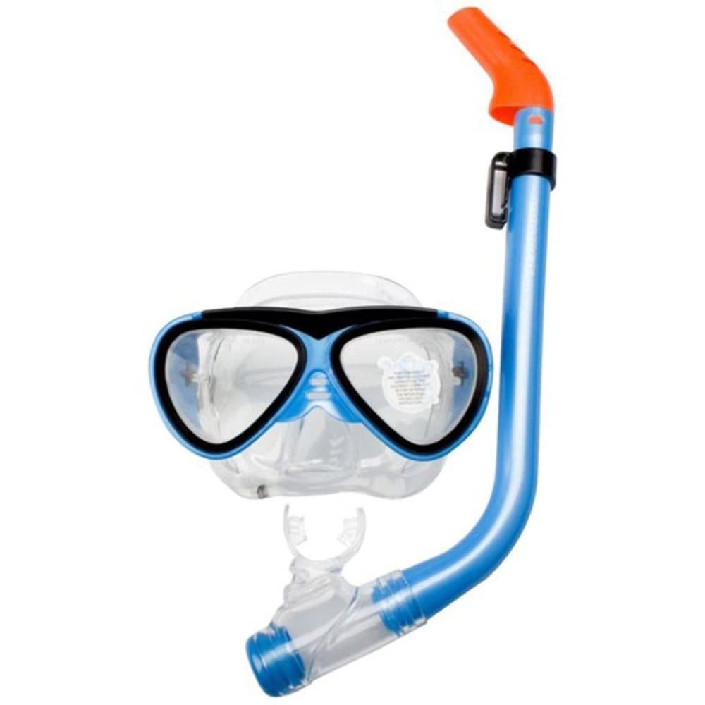 Waimea Junior Dykkermaske med Snorkel Aqua/Sort 88DH