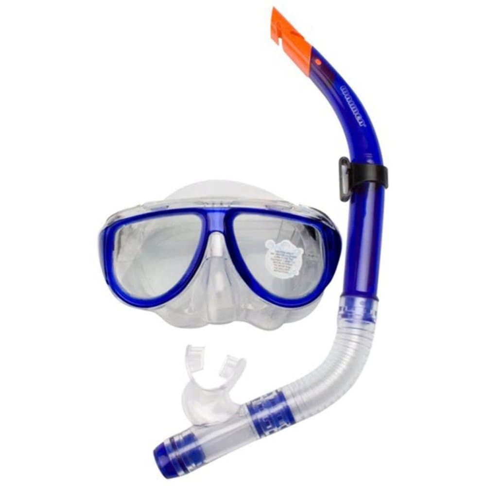 Waimea 88DI dykkermaske med snorkel til voksne, koboltblå